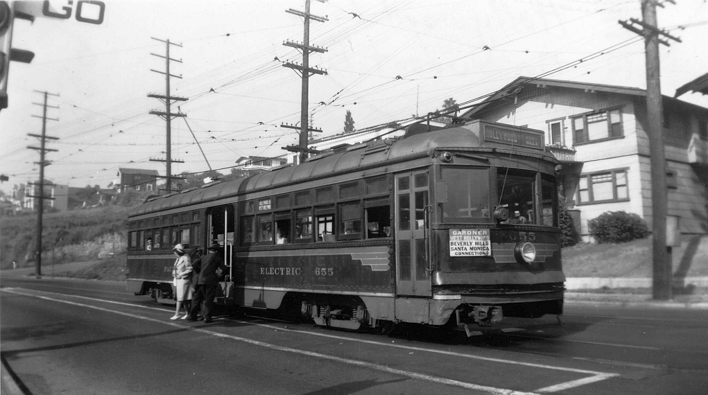 1960 Los Angeles PACIFIC ELECTRIC Transit Car PHOTO 179-T 