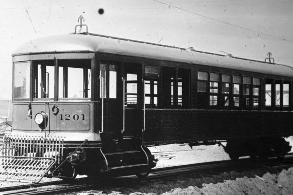 St Louis Car Company Builders Photo of the new LARy H Class car 1201.