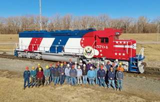 Santa Fe Bicentennial Locomotive Cosmetic Restoration Completed